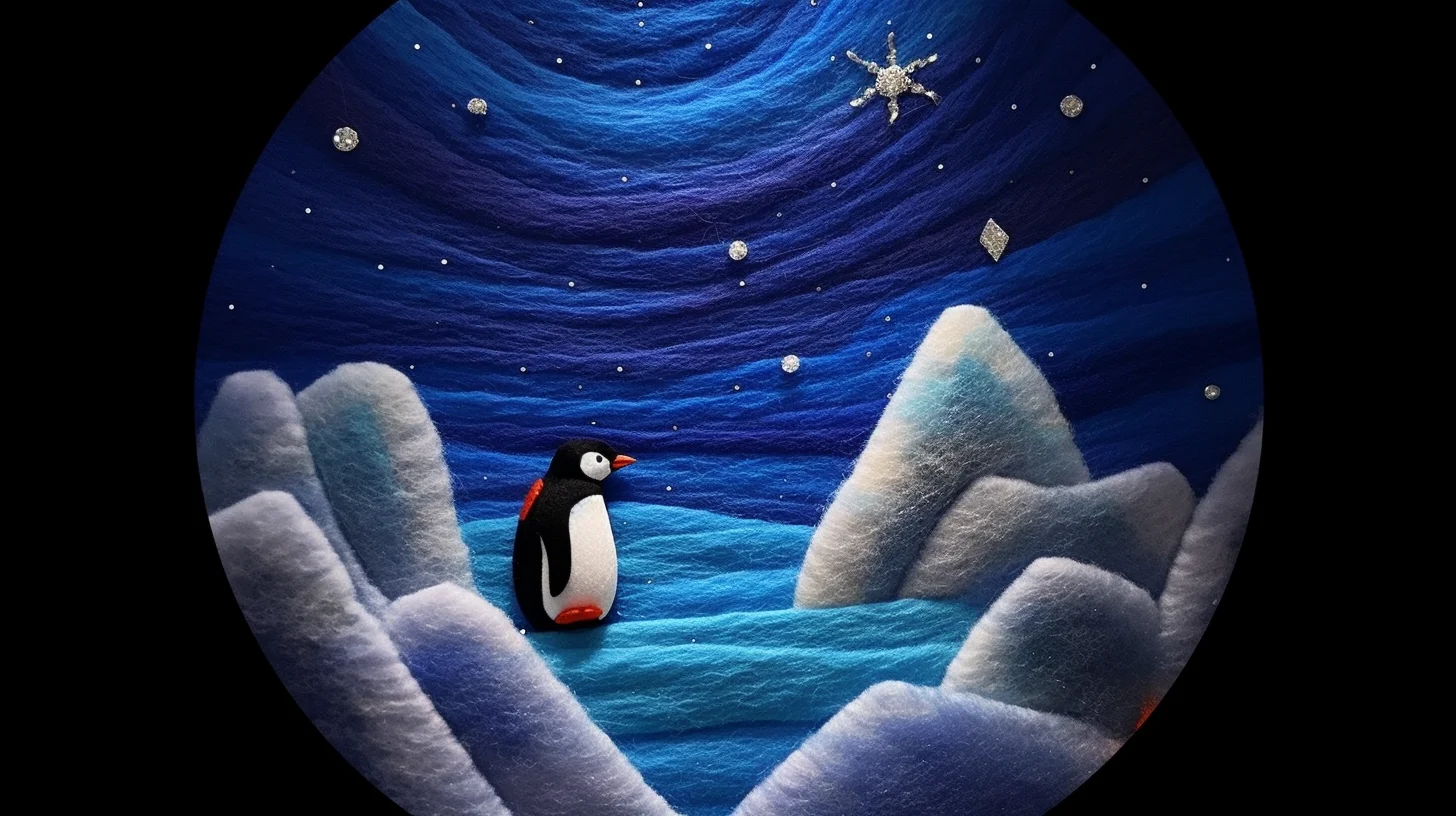 Sun set In Antarctica